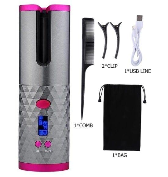 Portable Cordless Automatic Hair Curler