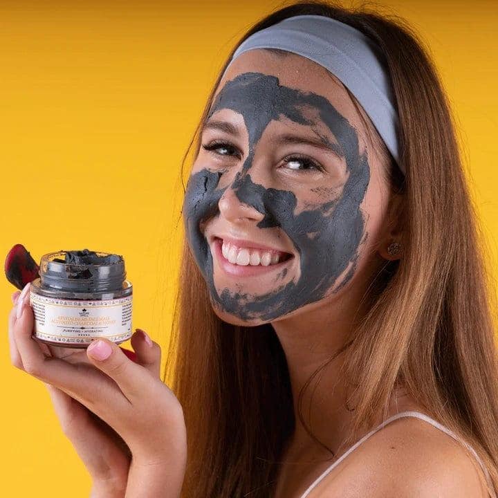 Nature Spell Revitalise Me Face Mask Activated Charcoal & Honey 100ml