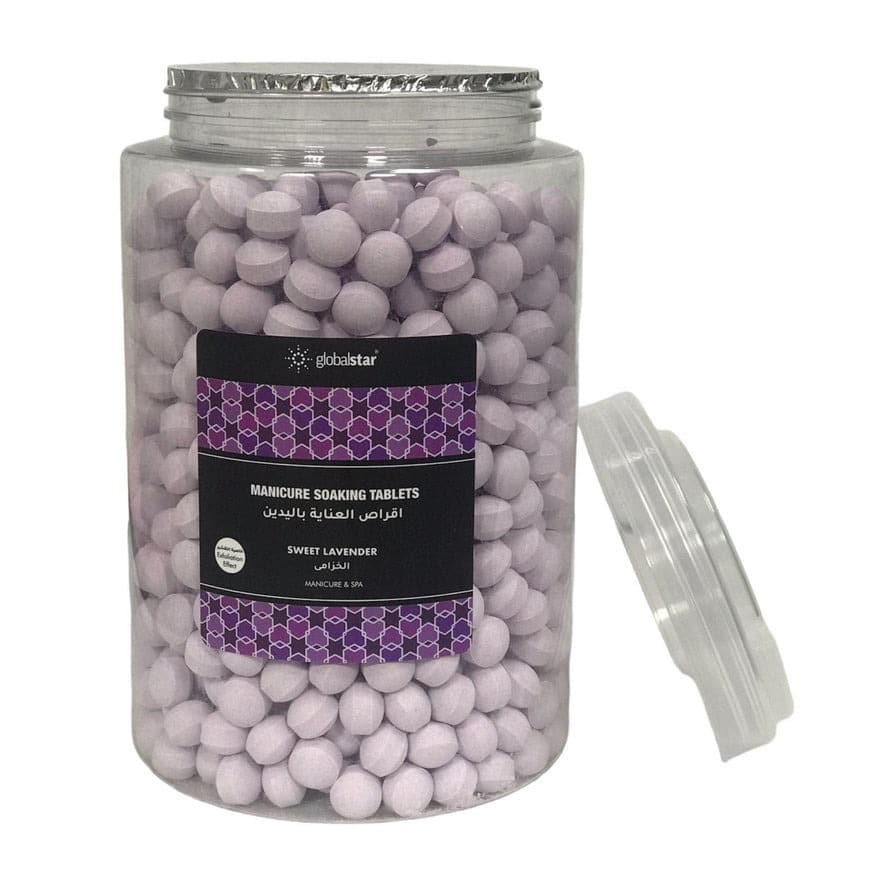 Globalstar Manicure Soaking Tablets Lavender 2800g