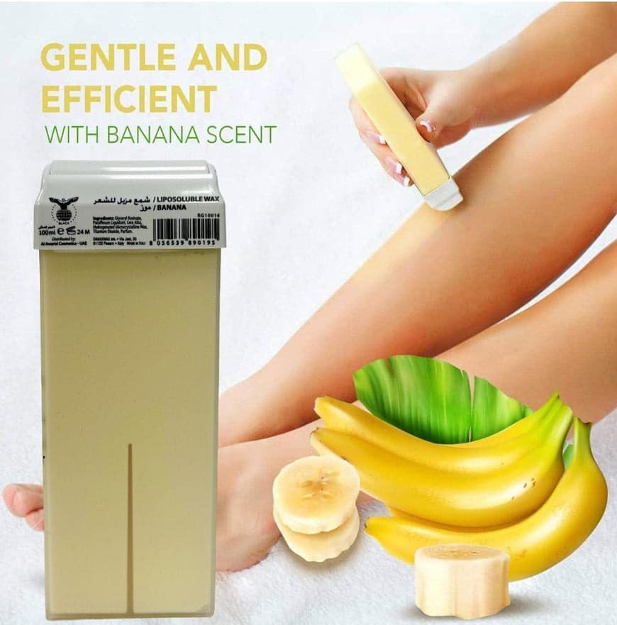 Black Depilatory Wax Tube Banana 100ml