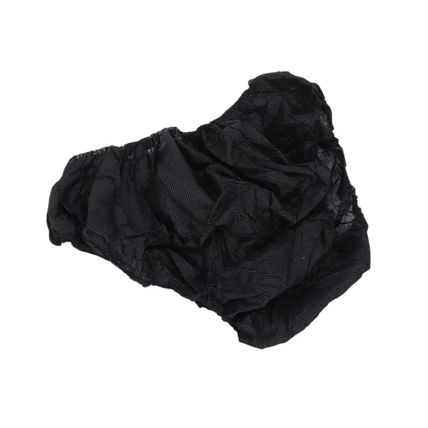 Globalstar Unisex Non Woven Disposable Underwear Panty Black 50pcs BW-101