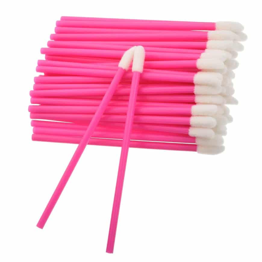 Globalstar Disposable Lip Brush Rose Red 1x50pcs