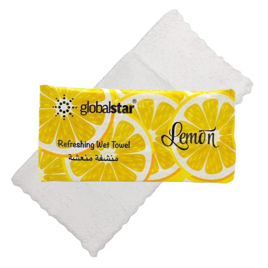 Globalstar Refreshing Wet Towel Lemon 200pcs - RT01