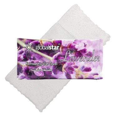 Globalstar Refreshing Wet Towel Lavender 100pcs - RT02