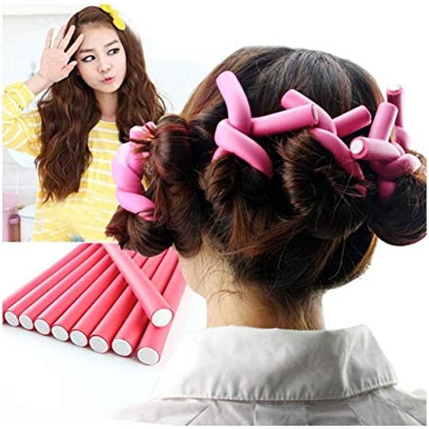 Globalstar Flexible Styling Rollers Pink 1cm 10pcs PU26922