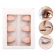 Globalstar 3 Pairs Silicone Eyelid With Lashes Replacement For Training Head HJ-105