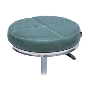 Globalstar Green Round Stool Chair - Versatile Seating For Office, Home, And Spa